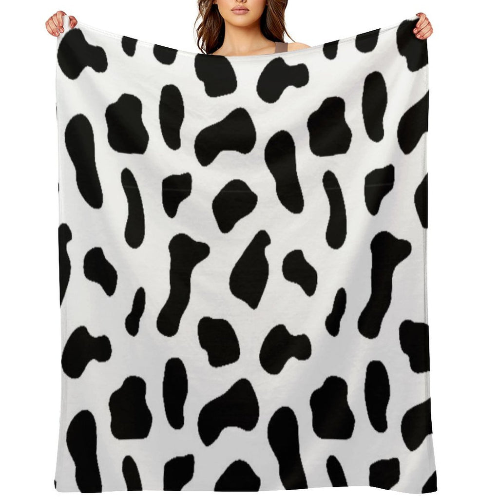 Cow Print Gift-ready Throw Blanket