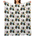Happy Soot Sprites Shrink-resistant Throw Blanket