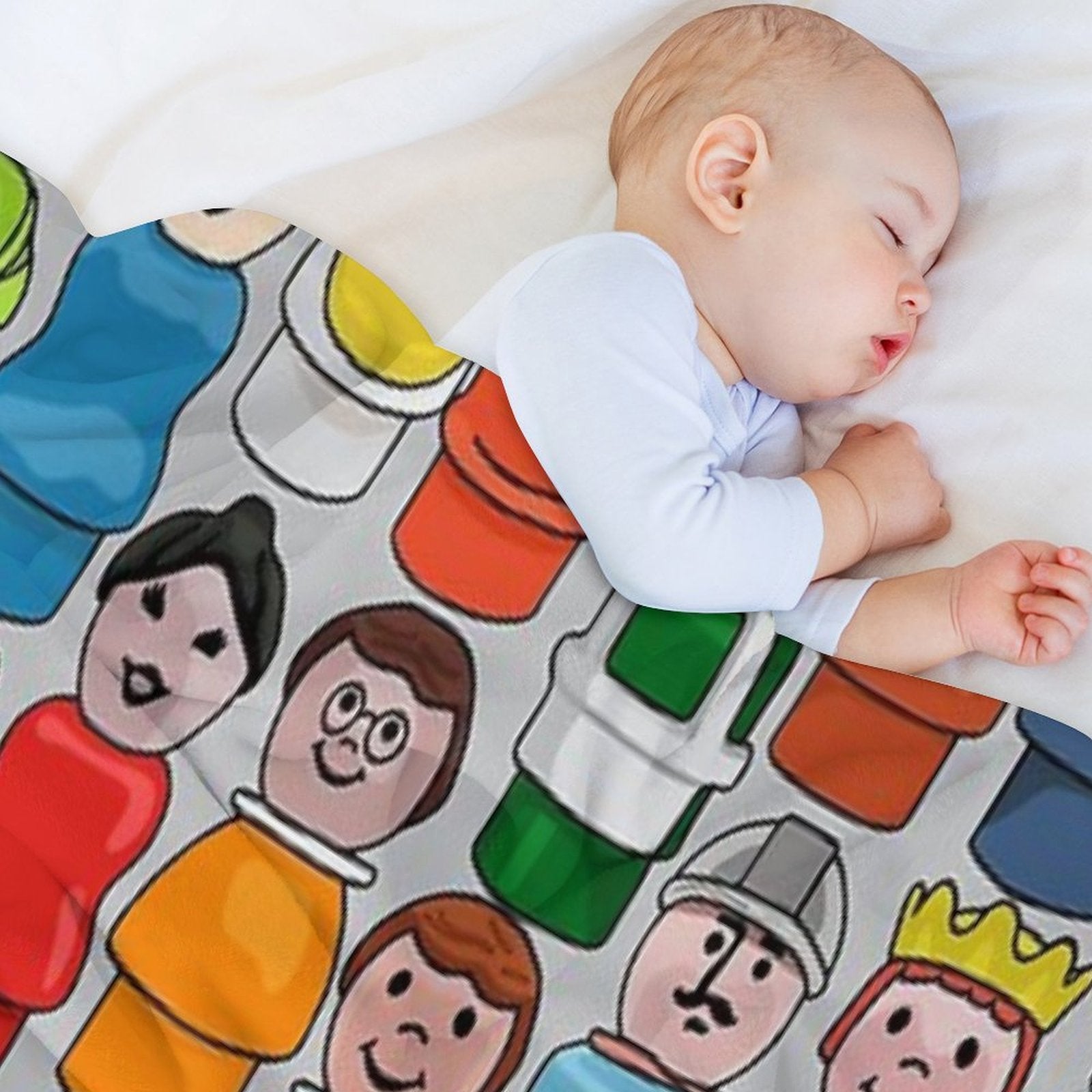 The People in Your Neighborhood Machine-washable Throw Blanket