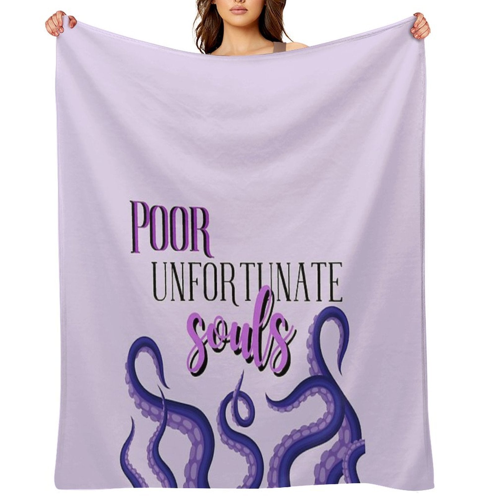 Poor Unfortunate Souls Shrink-resistant Throw Blanket