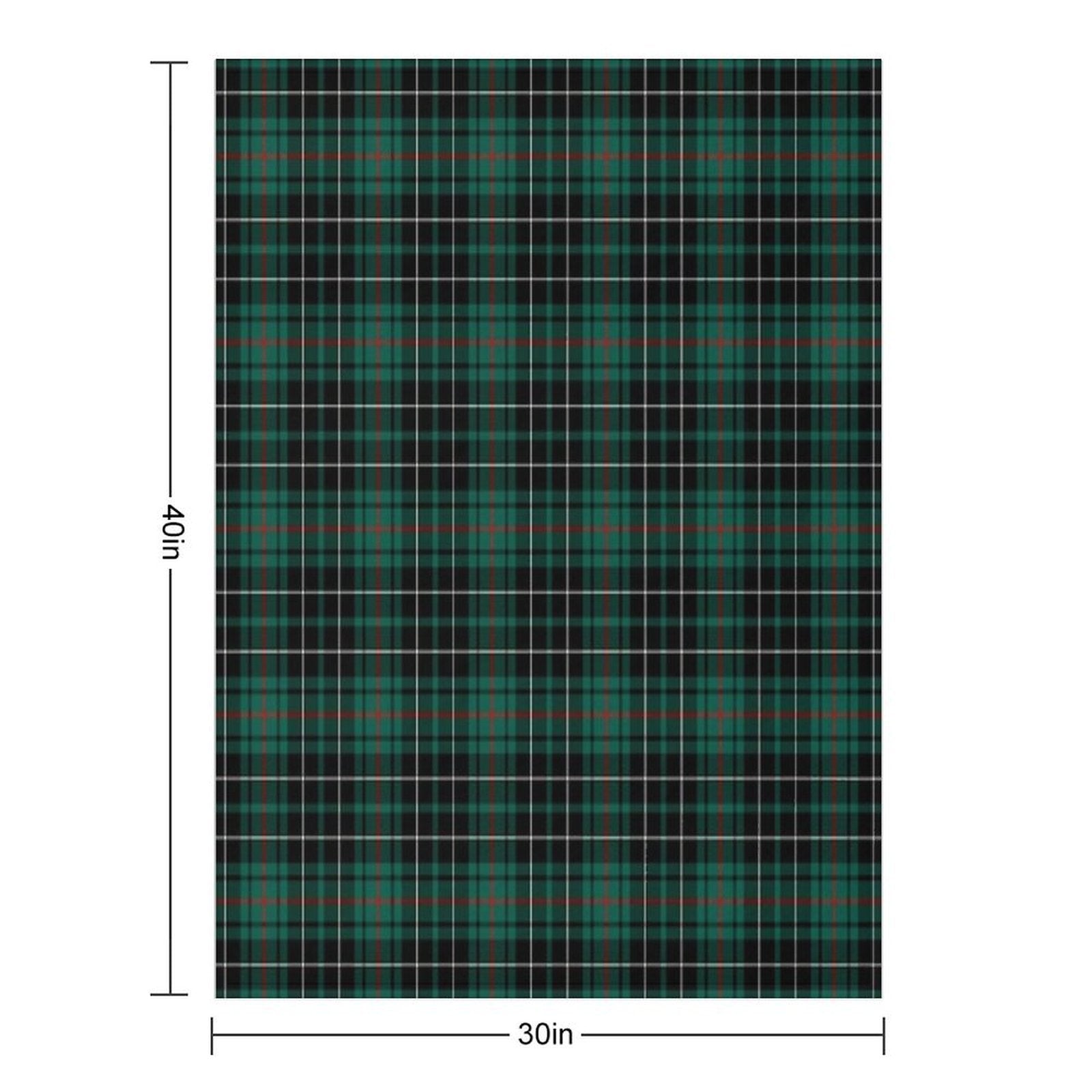 MacAulay Clan Tartan (Hunting) Shrink-resistant Throw Blanket