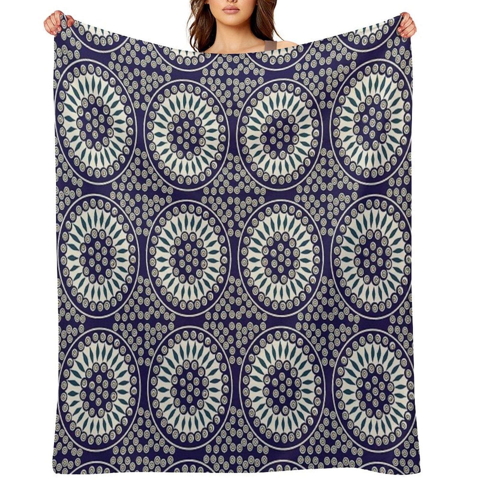 Bolesławiec Ceramics Durable Throw Blanket