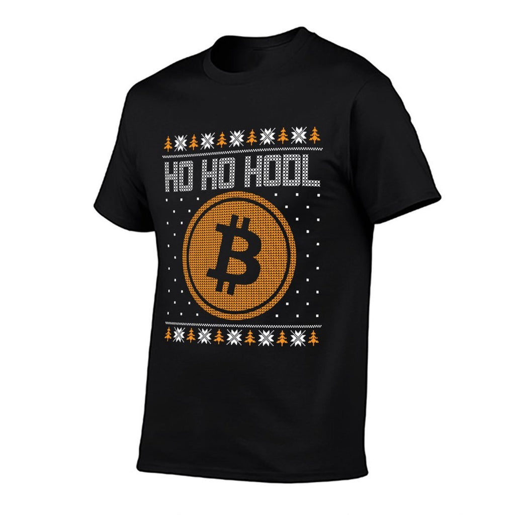 Funny Ho Ho Hodl Bitcoin Christmas Ugly Sweater Party Sweatshirt  Trendy Pattern T-Shirt