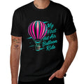 Festival My First Hot Air Balloon Ride Aircraft  Fade-proof Color T-Shirt