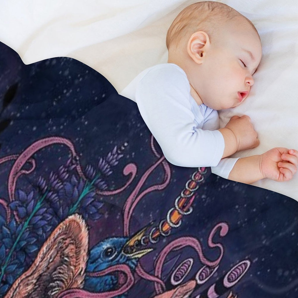 Envoy (Kitsune) Travel-friendly Throw Blanket