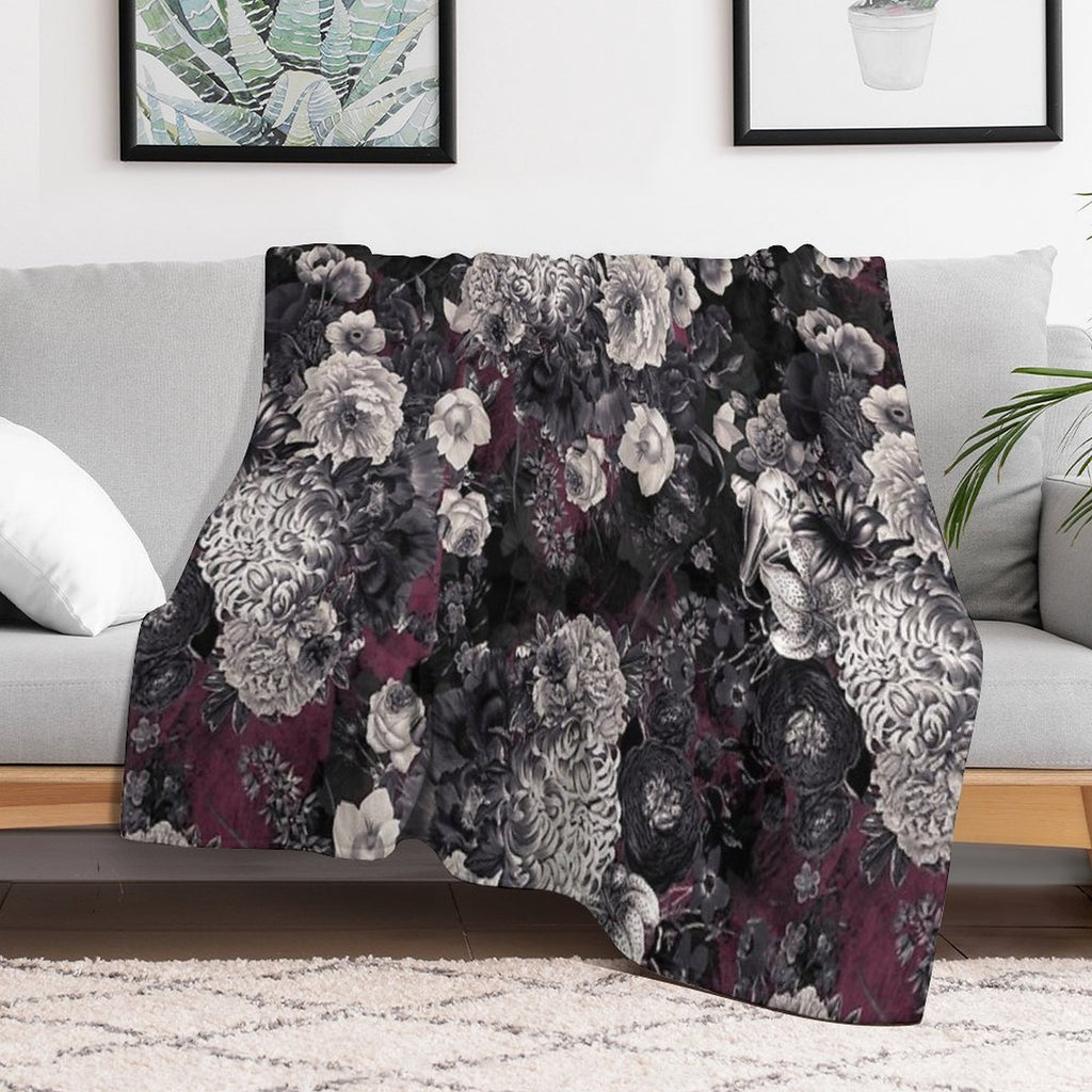 Night Garden XXXIV Comfort Throw Blanket