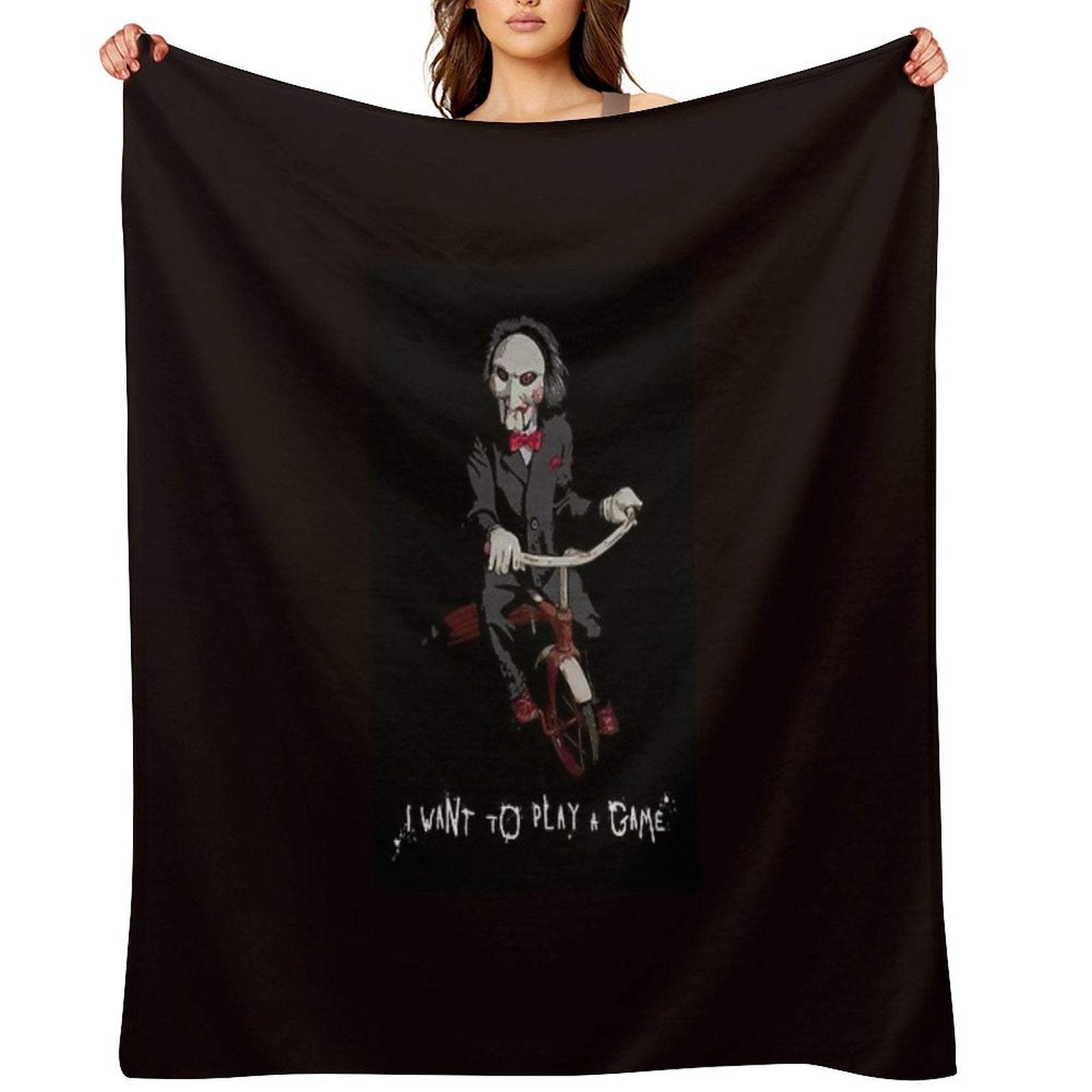 Saw - I Want to Play A Game Durable Throw Blanket