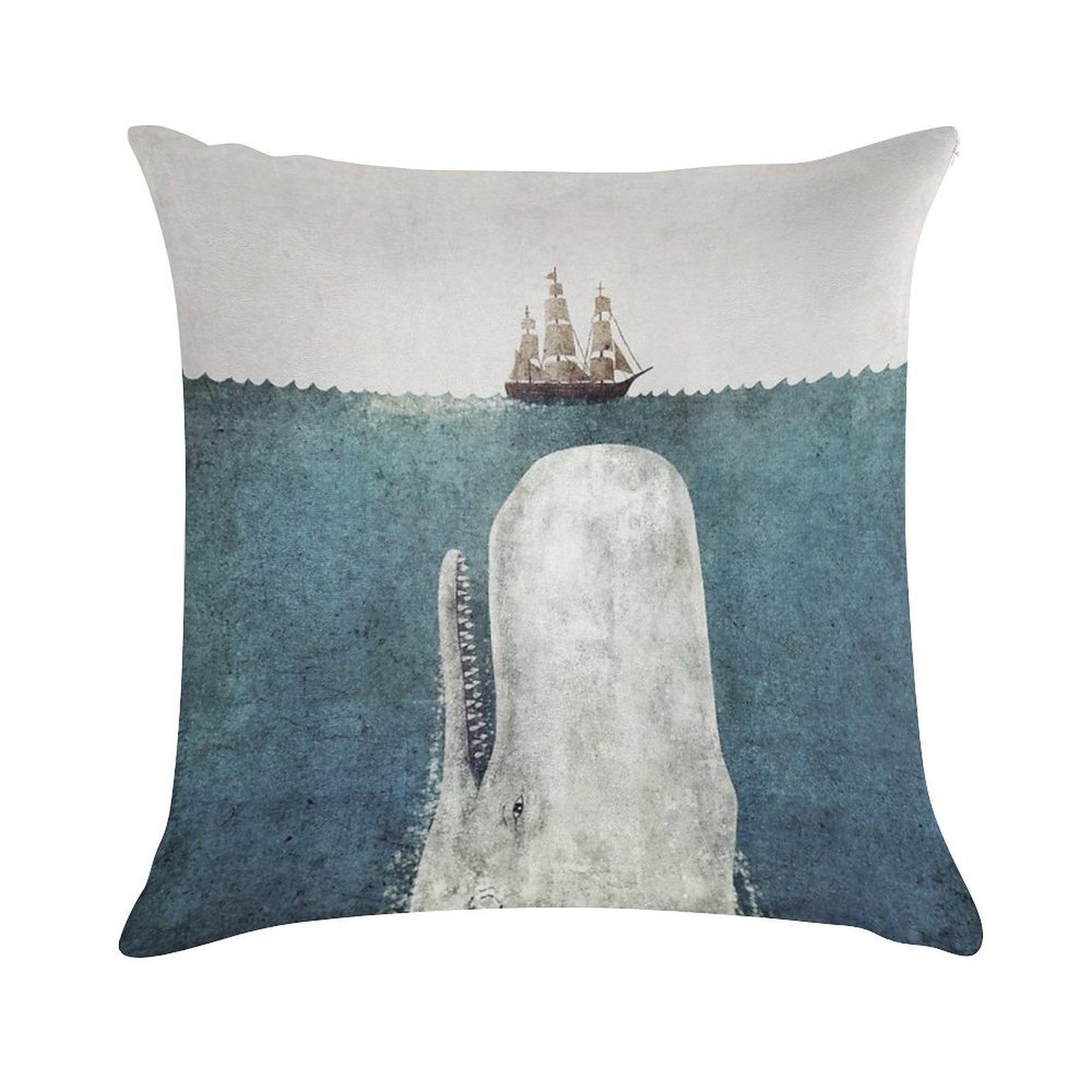 The White Whale Soft Shrink-Resistant Throw Pillow