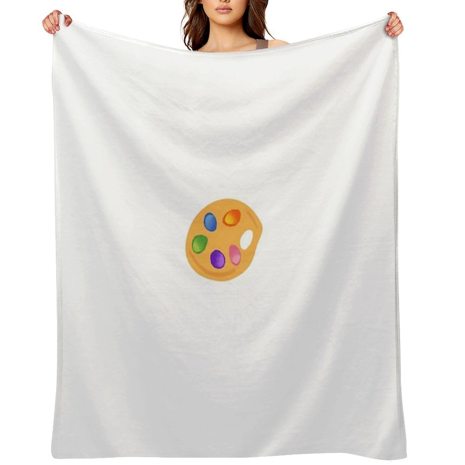 Artist Paint Palette Multi-functional Throw Blanket
