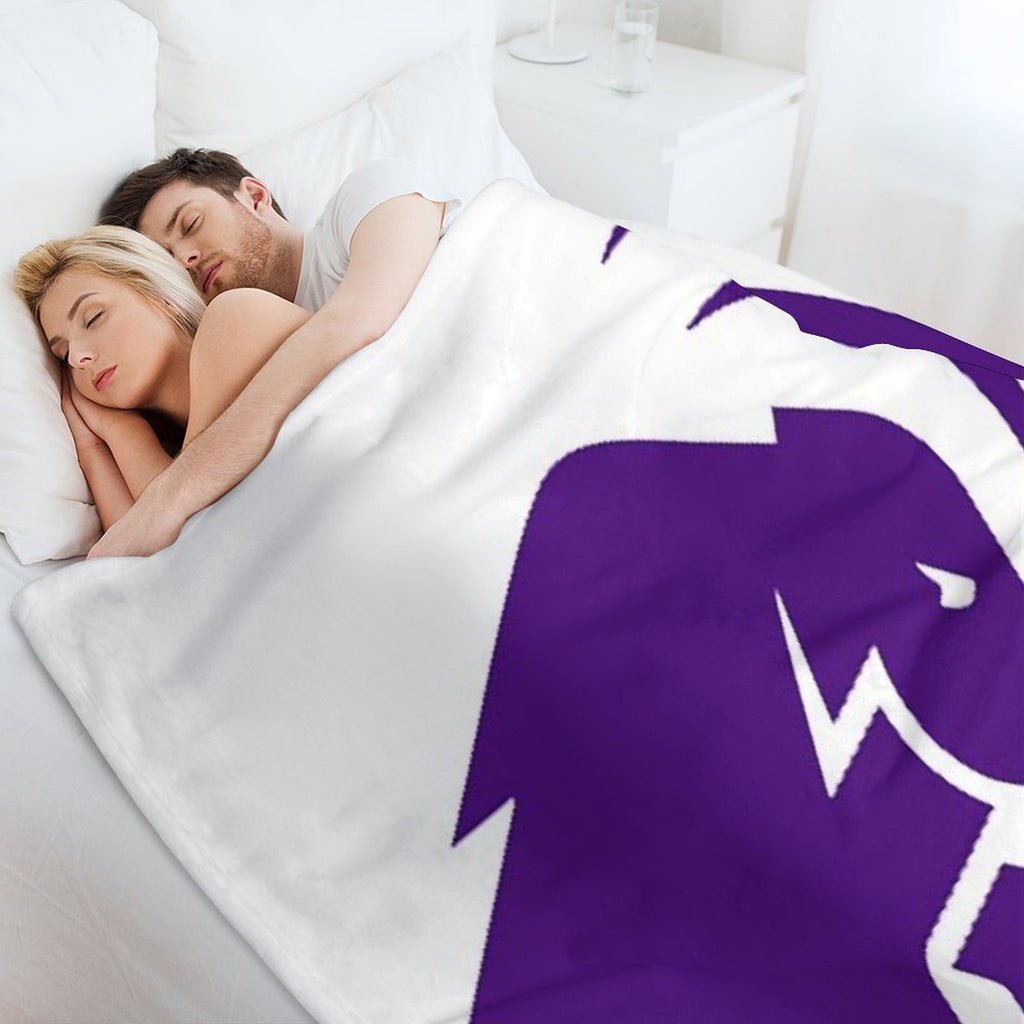 Amherst College Logo Gift-ready Throw Blanket