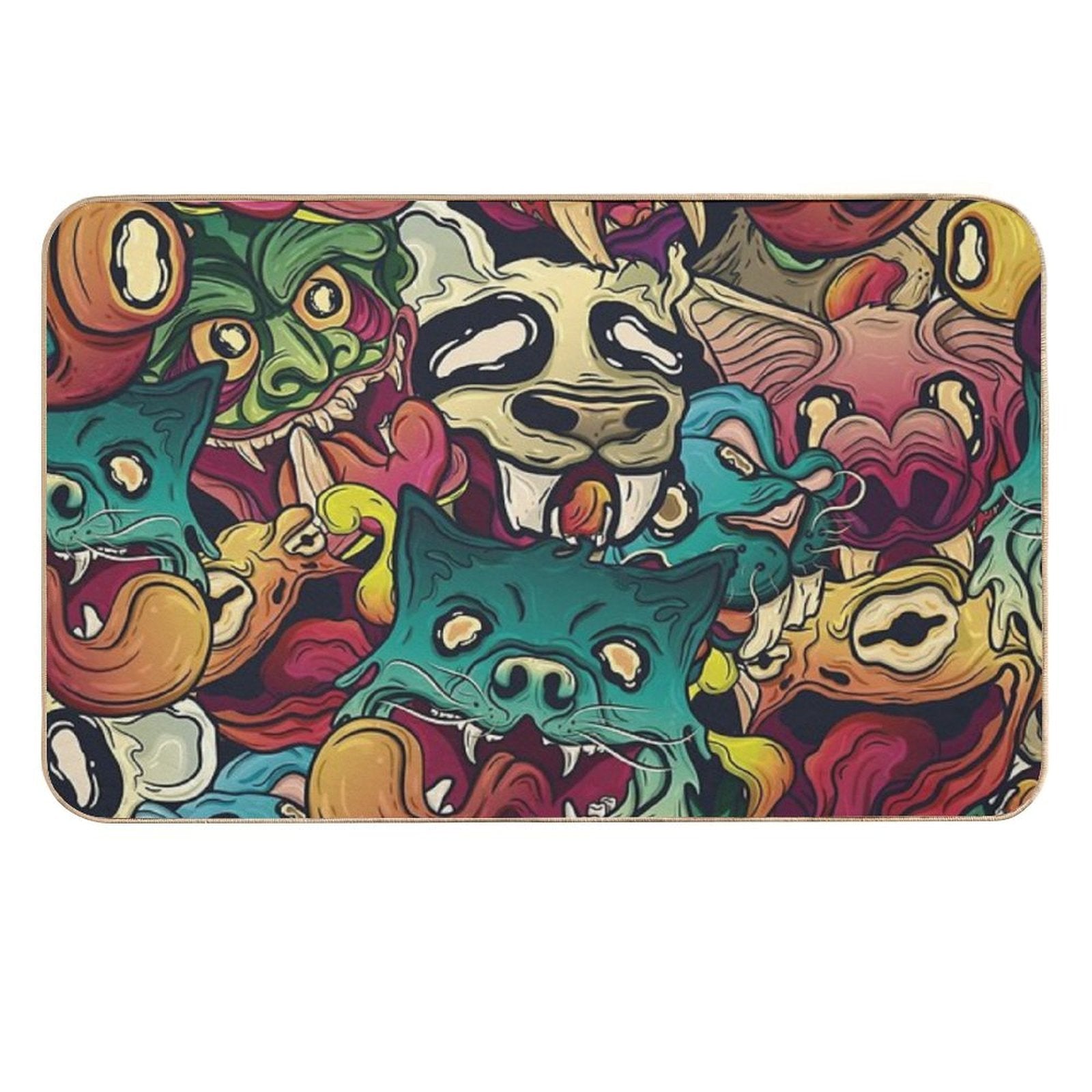 Animal Chaos  Absorbent Bath Mat