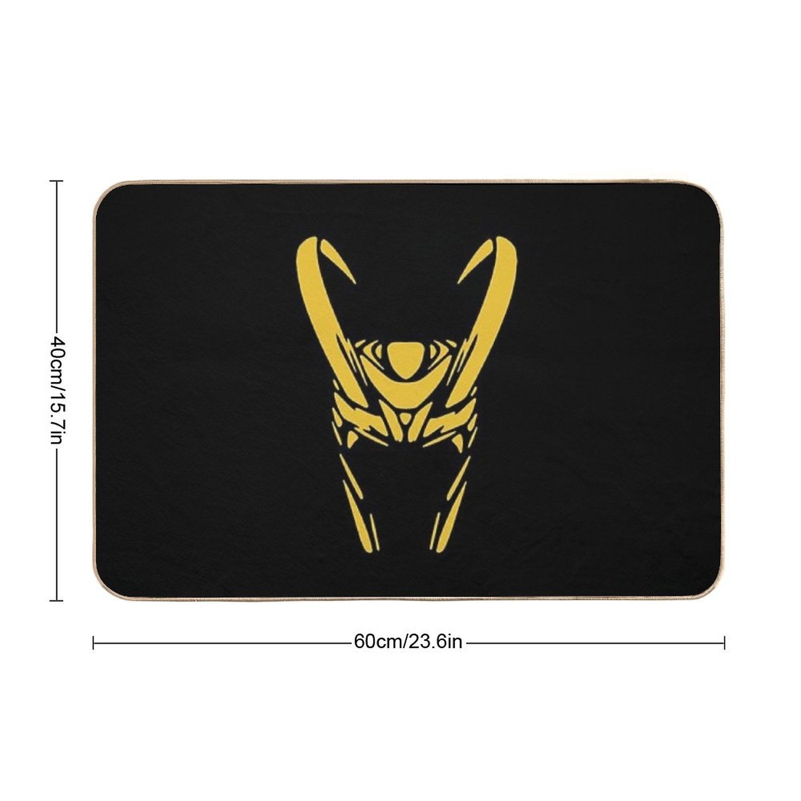 Loki’s Helmet  Pet-Safe Bath Mat