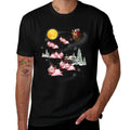 Funny Santa Riding Pig Ugly Christmas Pajama Family Matching  Lightweight T-Shirt