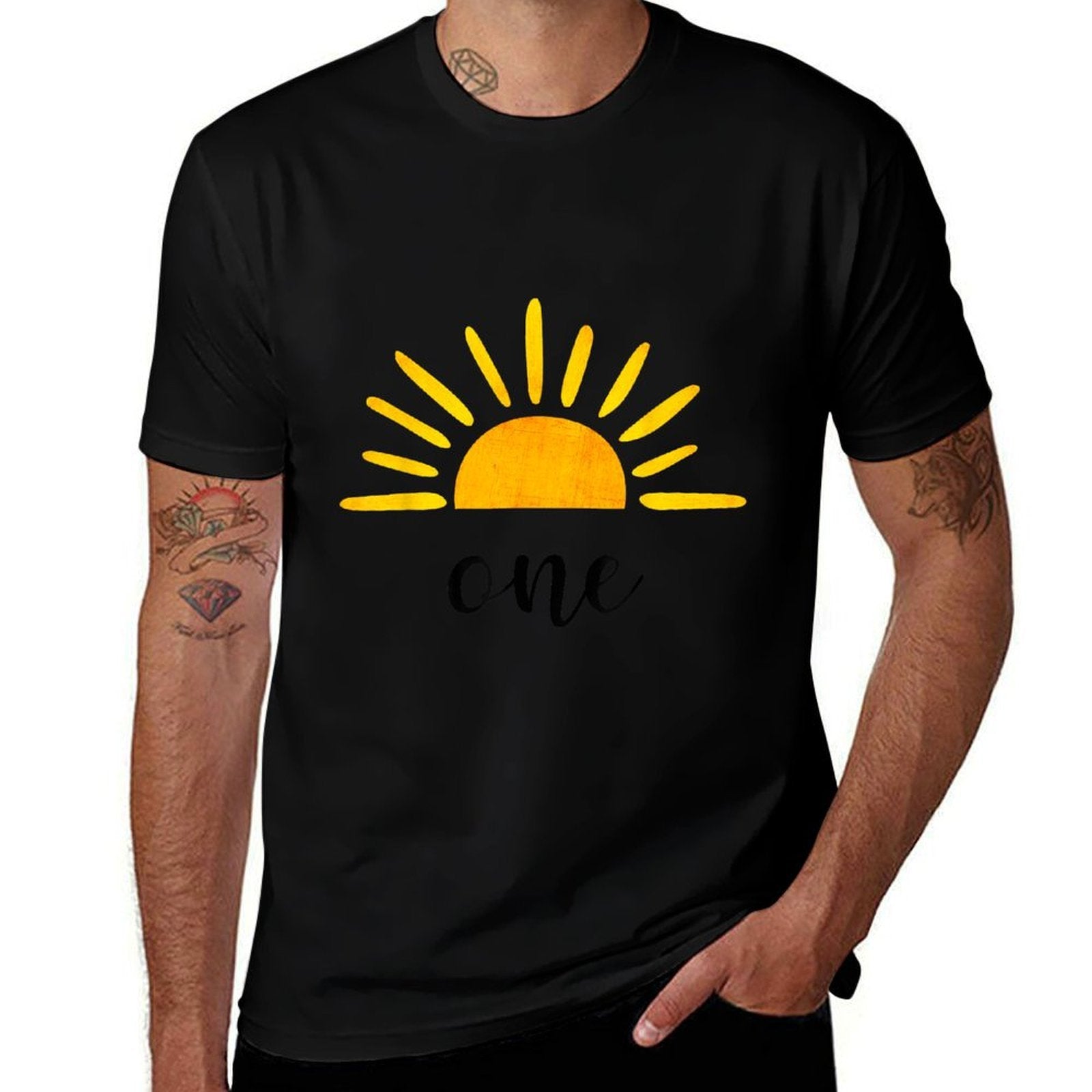 One Birthday First Trip Around The Sun 1st Birthday  Vintage-inspired T-Shirt