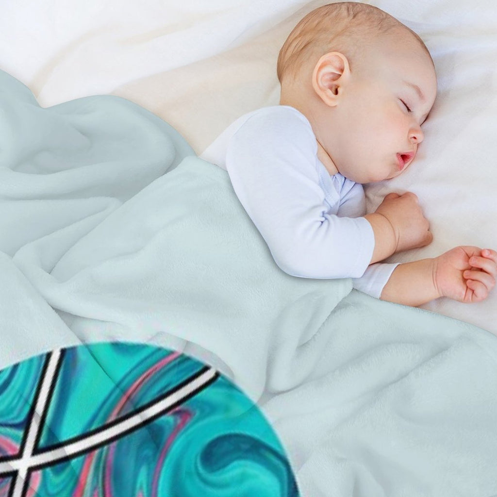 Basketball Ball Watercolors Premium Throw Blanket