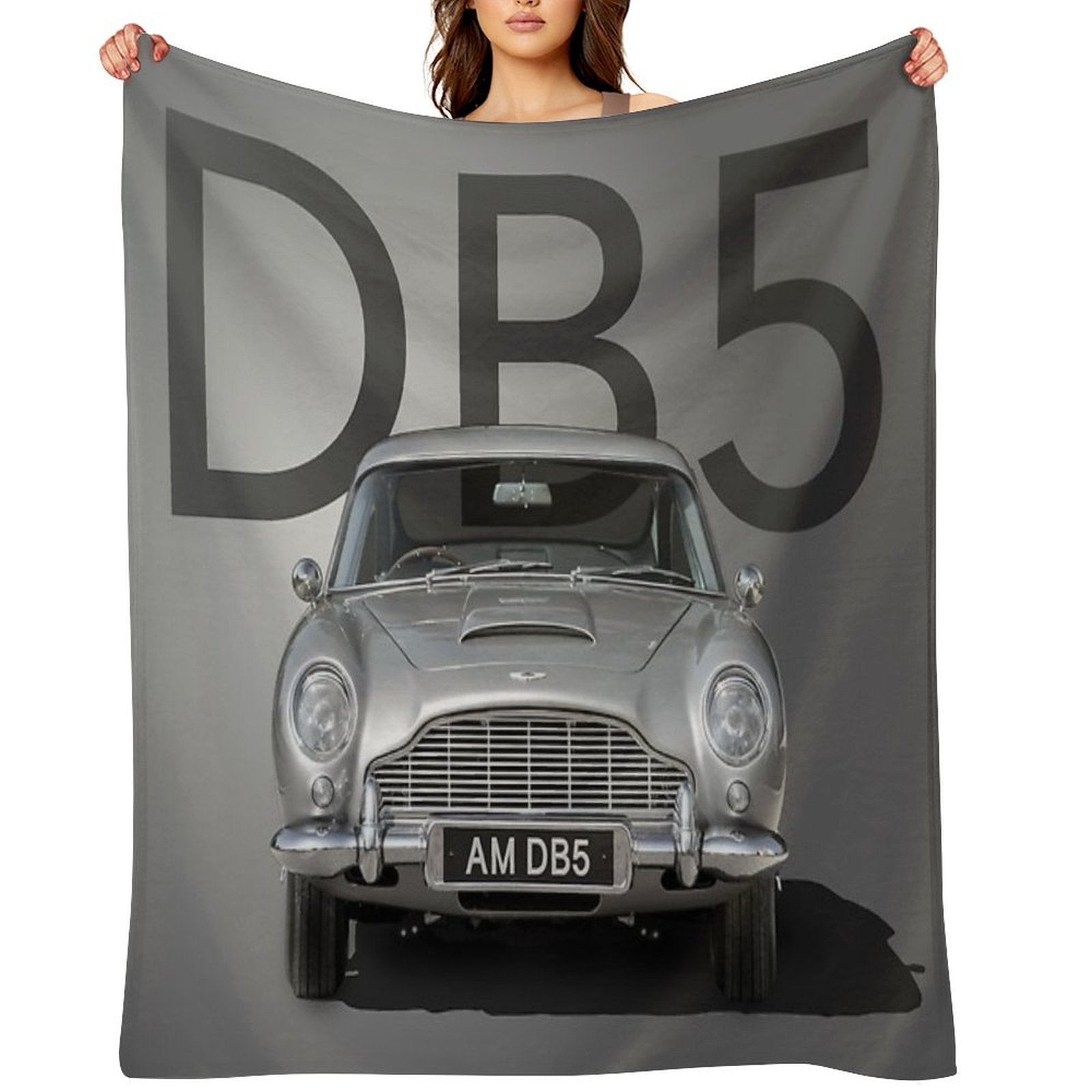 Aston Martin DB5 Lightweight Throw Blanket