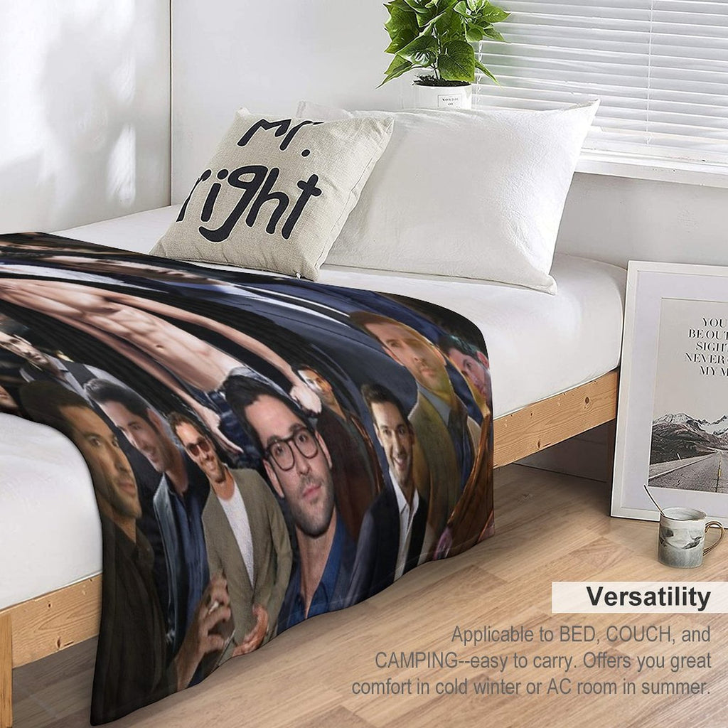 Tom Ellis Eco-conscious Throw Blanket