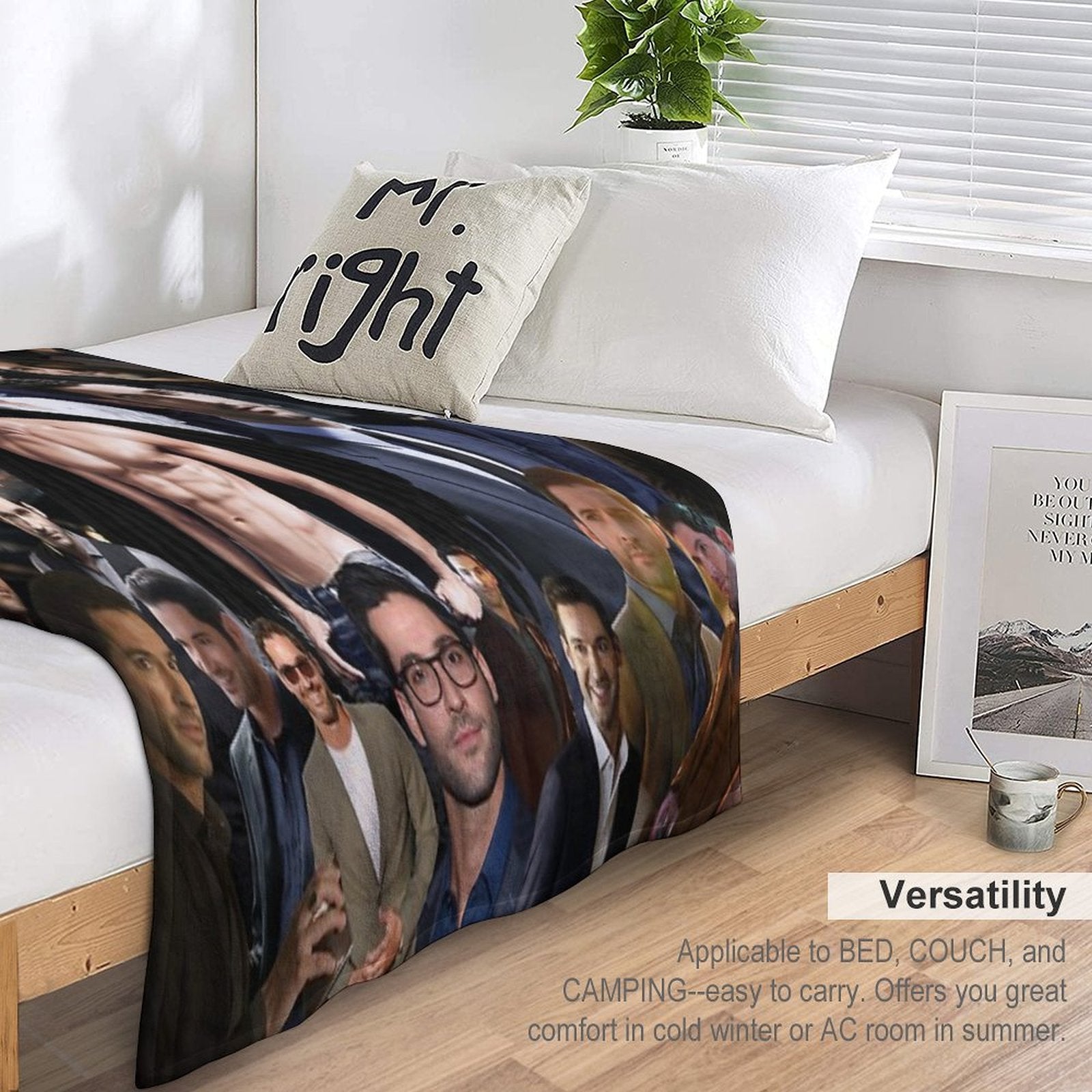 Tom Ellis Eco-conscious Throw Blanket