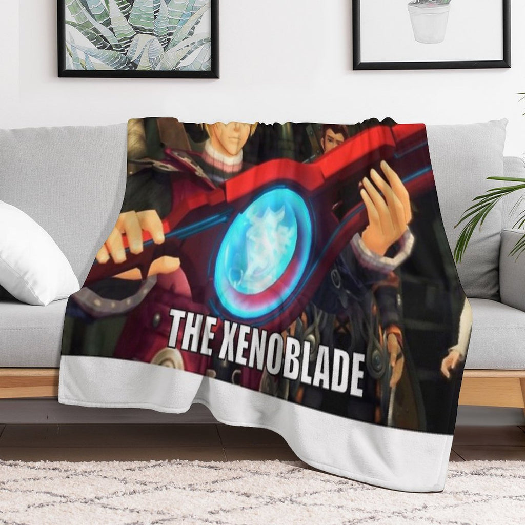 Ahh Yes, The Xenoblade Easy Care Throw Blanket