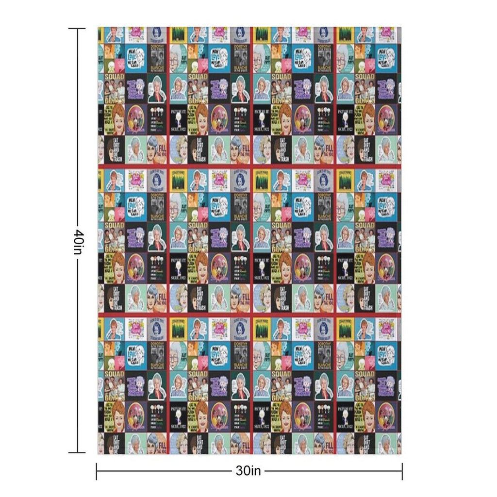The Golden Girls, American TV Sitcom Velvety-soft Throw Blanket