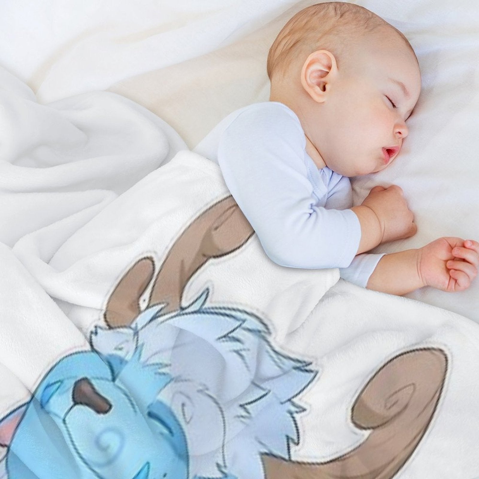 Adorable Nunu Premium Throw Blanket