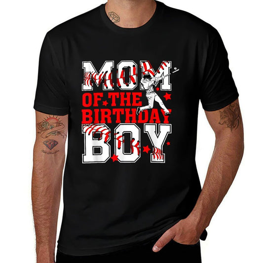 Mom And Dad Birthday Boy Son Baseball Lovers Family Matching  Lightweight T-Shirt