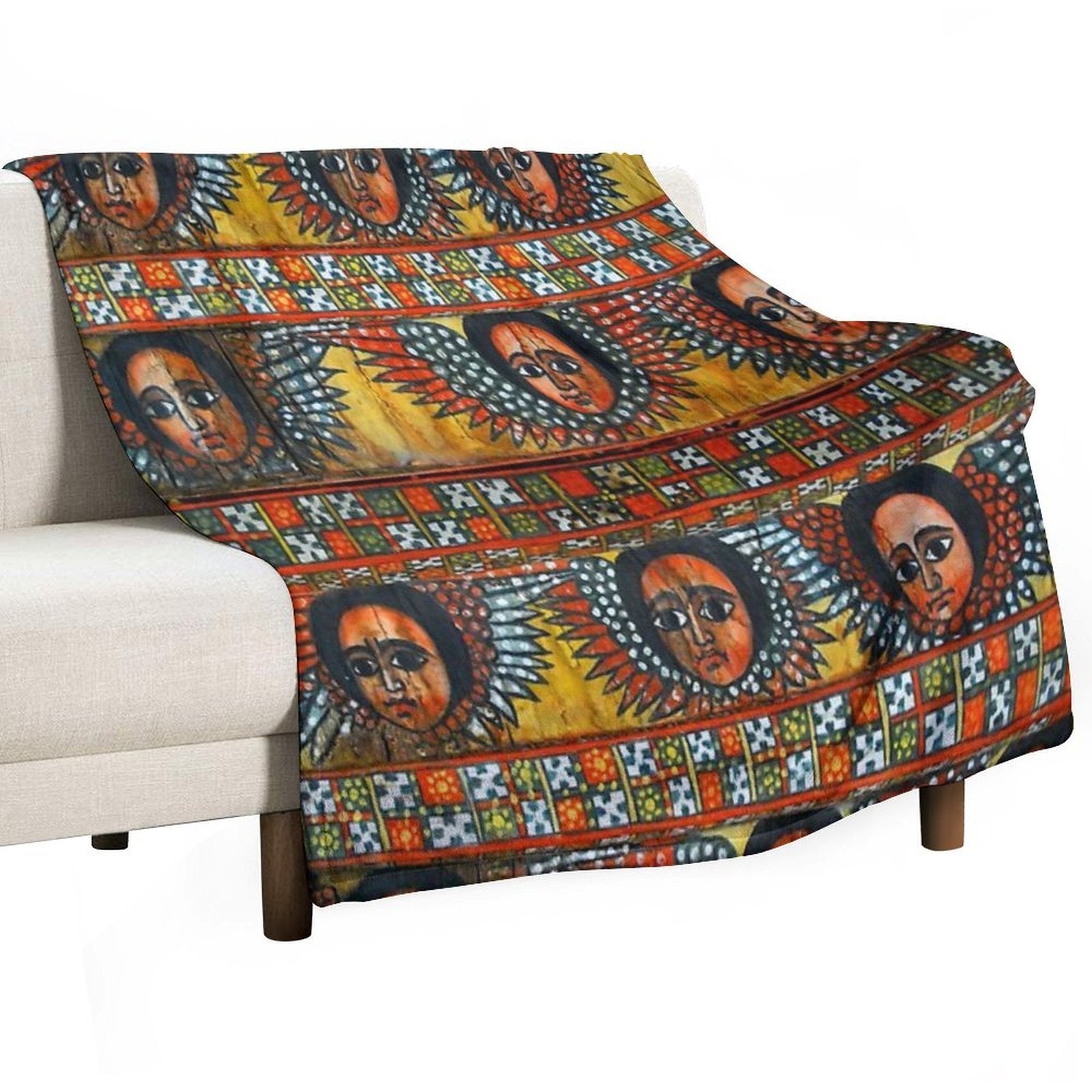 Ethiopian ሐበሻ Anti-pilling Throw Blanket