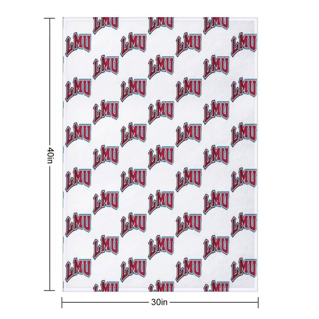 LMU Logo Transition Multi-functional Throw Blanket