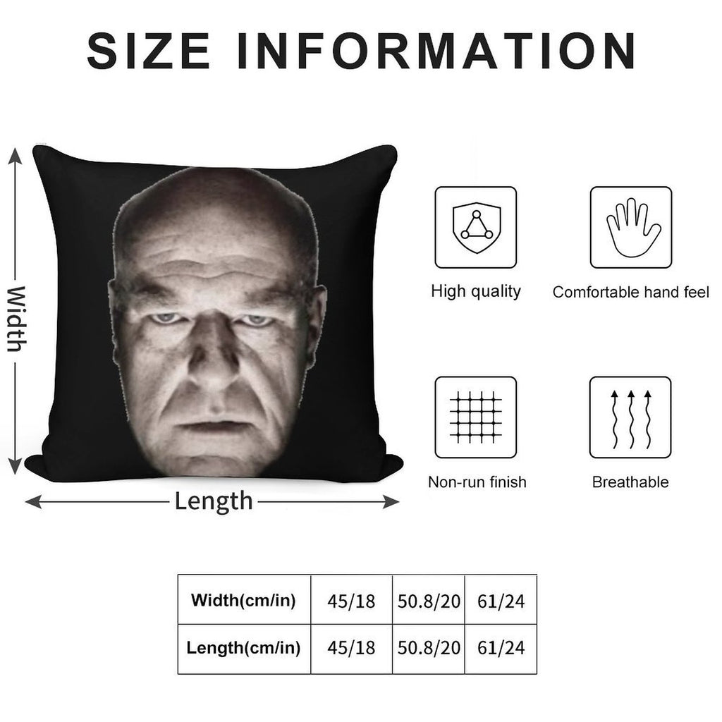 Hank Staring Meme Soft High-Density Material Throw Pillow