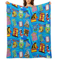 TV Game Show Contestant - TPIR (The Price Is...) Gift-ready Throw Blanket