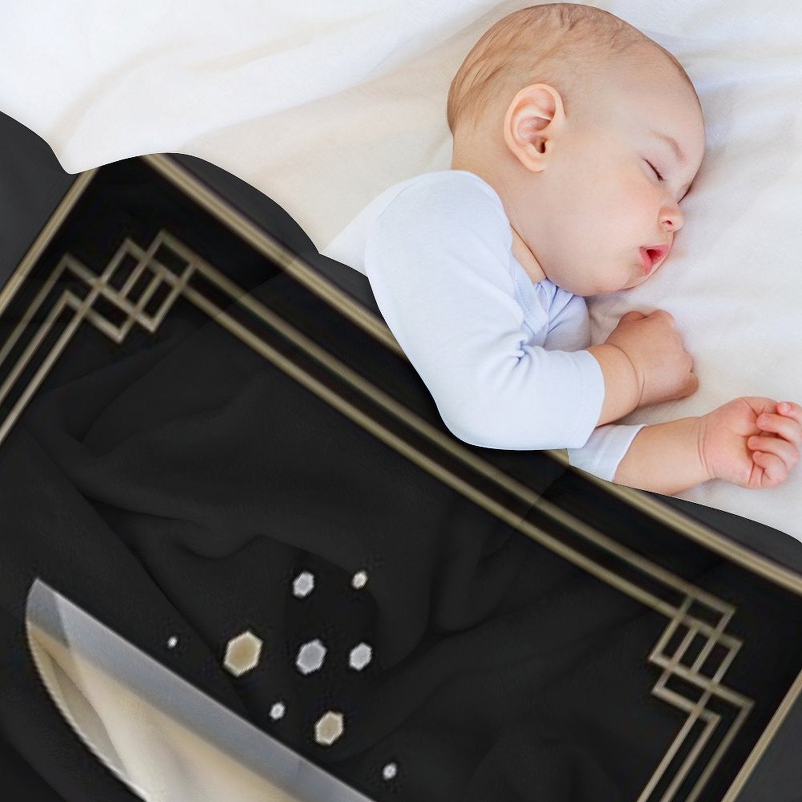 Art Deco Design VI Wrinkle-free Throw Blanket