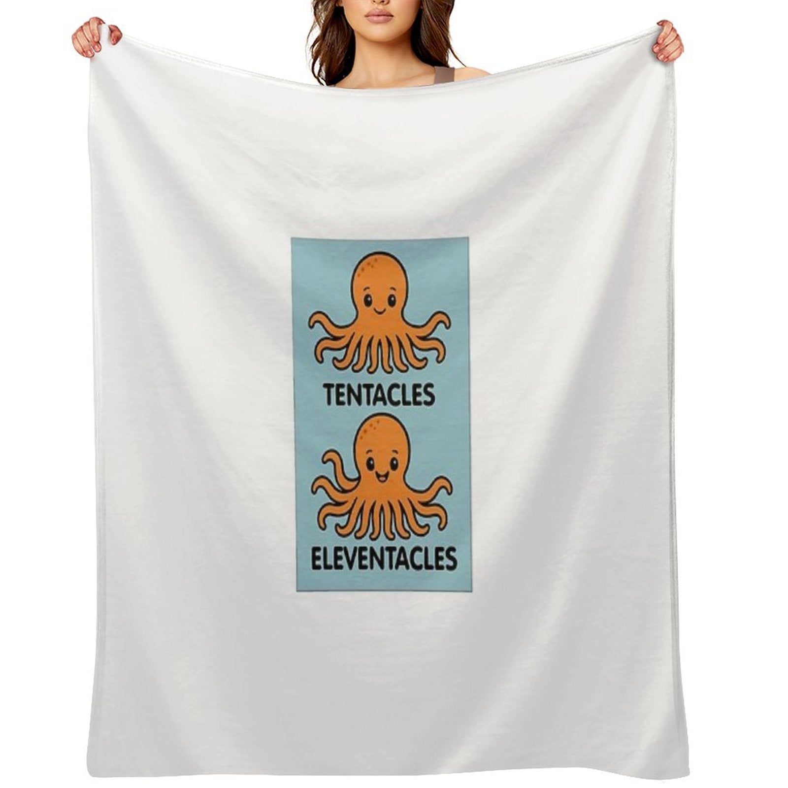 Sea Creatures Octopus, Durable Throw Blanket