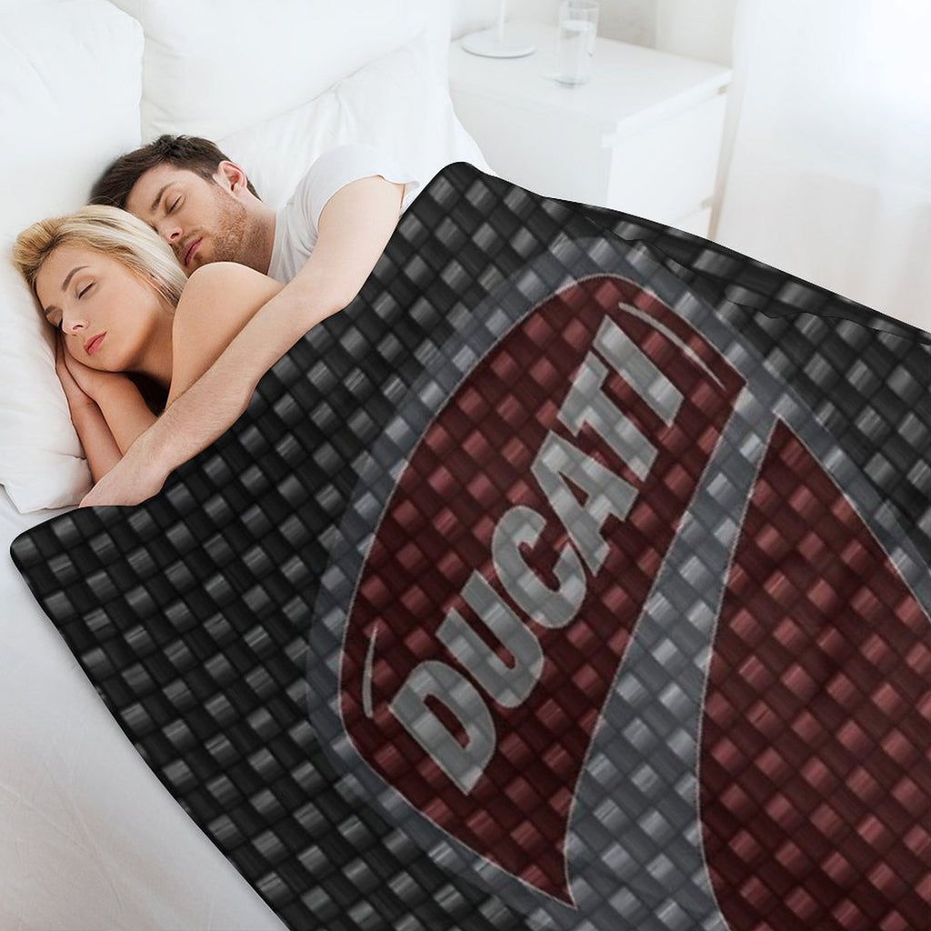 Ducati Corse Motorcycle Velvety-soft Throw Blanket
