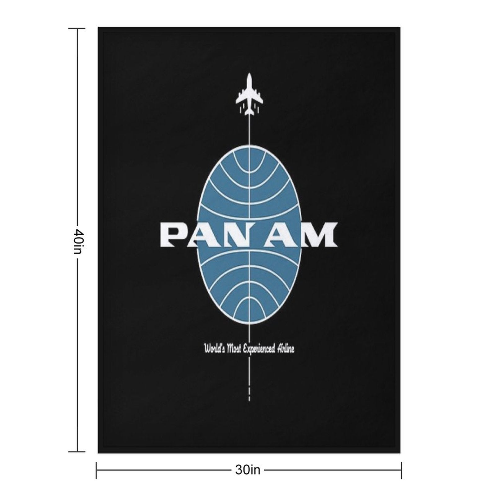 Pan American World Airways Pan Am Quick-dry Throw Blanket