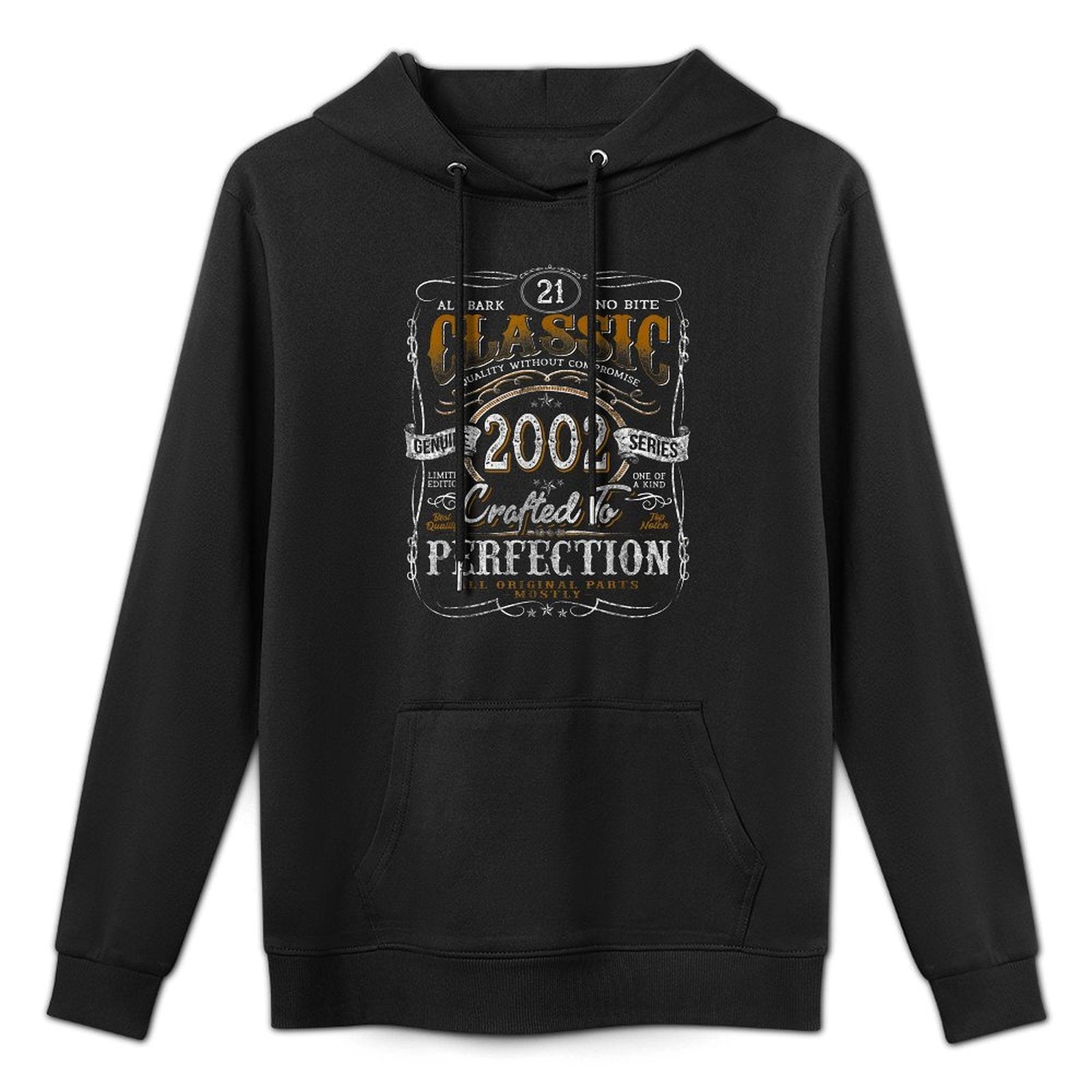 Vintage 2002 Limited Edition 21 Year Old 21st Birthday Breathable Fabric Hoodie