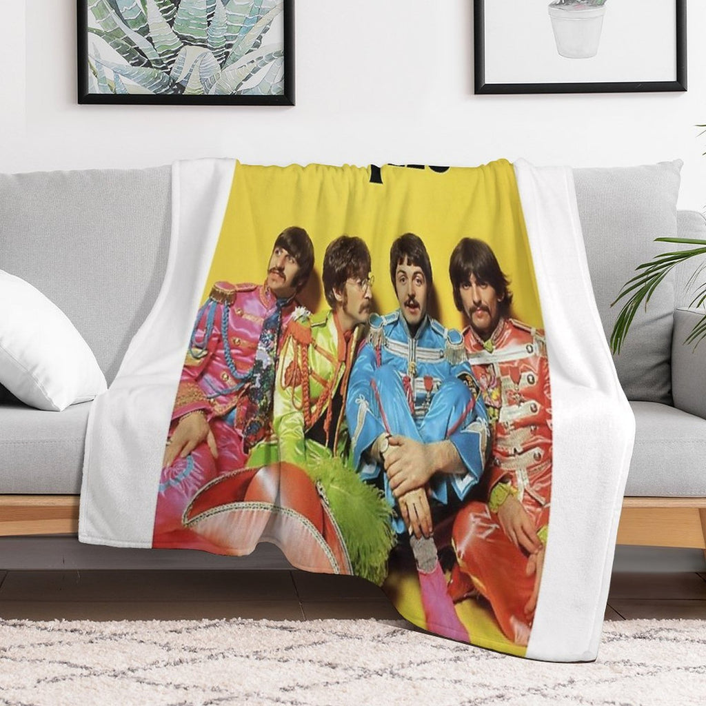 Favhfhab - Best Musical Bands Legends Poster Shrink-resistant Throw Blanket