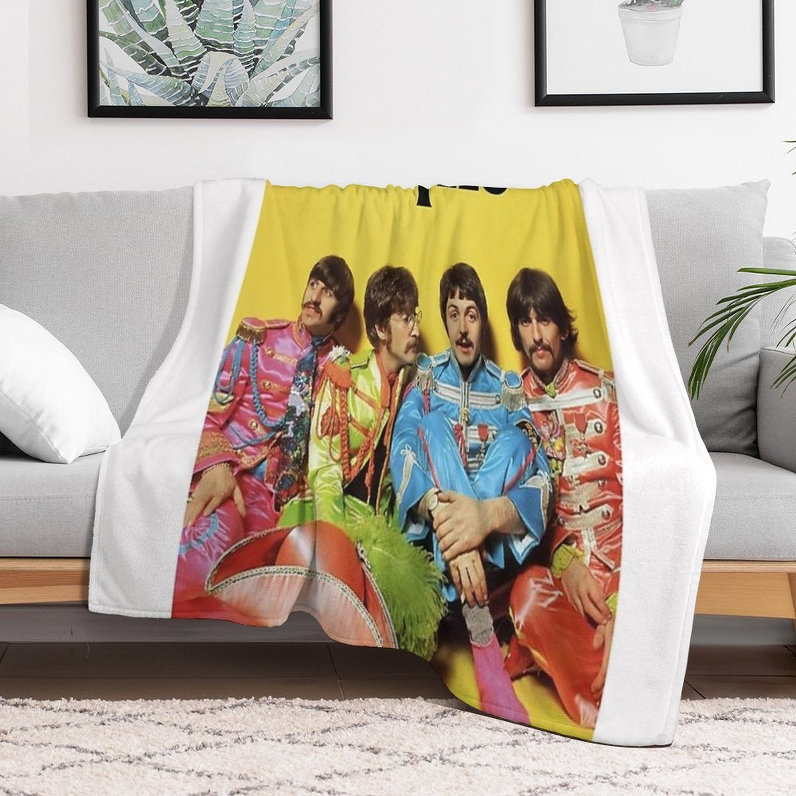 Favhfhab - Best Musical Bands Legends Poster Shrink-resistant Throw Blanket