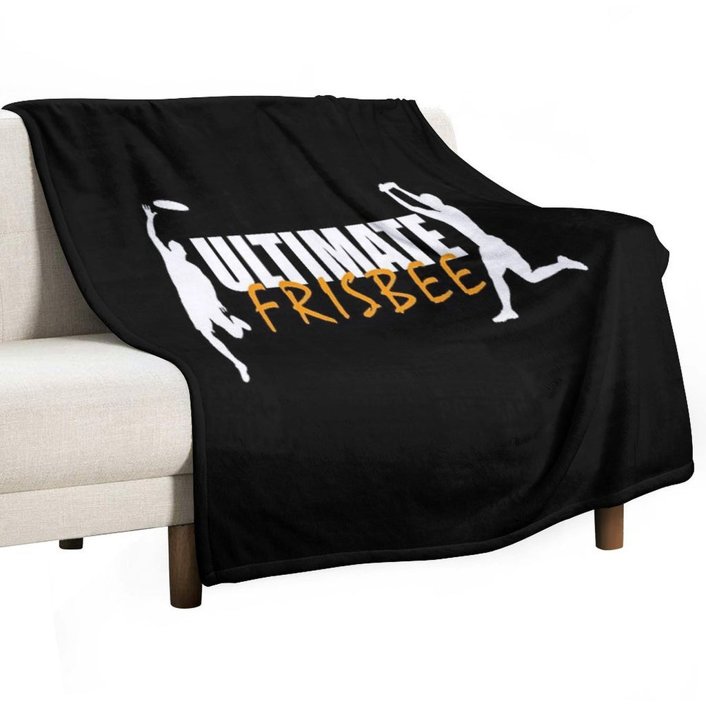 Ultimate Frisbee - Player Jump Catch Quick-dry Throw Blanket