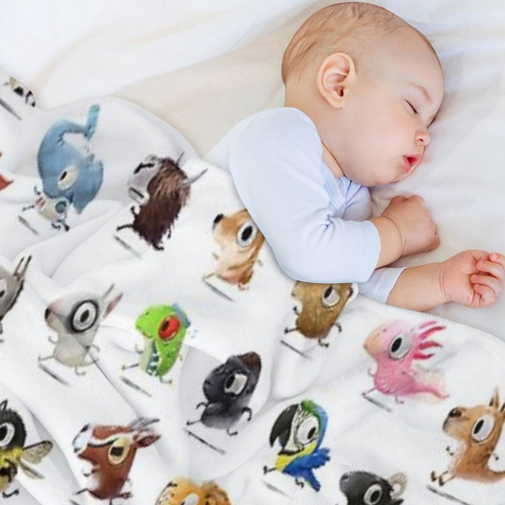 Marathon Animals Wrinkle-free Throw Blanket