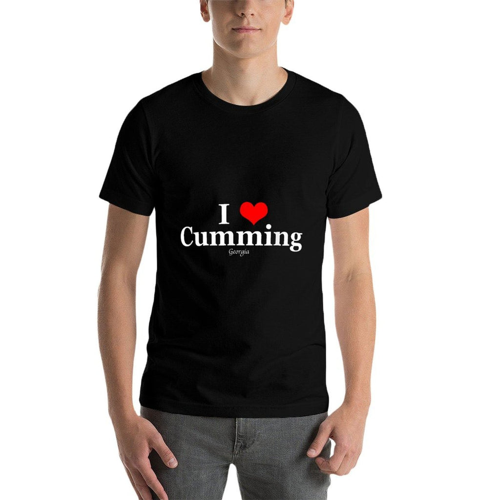 I Heart Cumming, Georgia  Easy-care T-Shirt