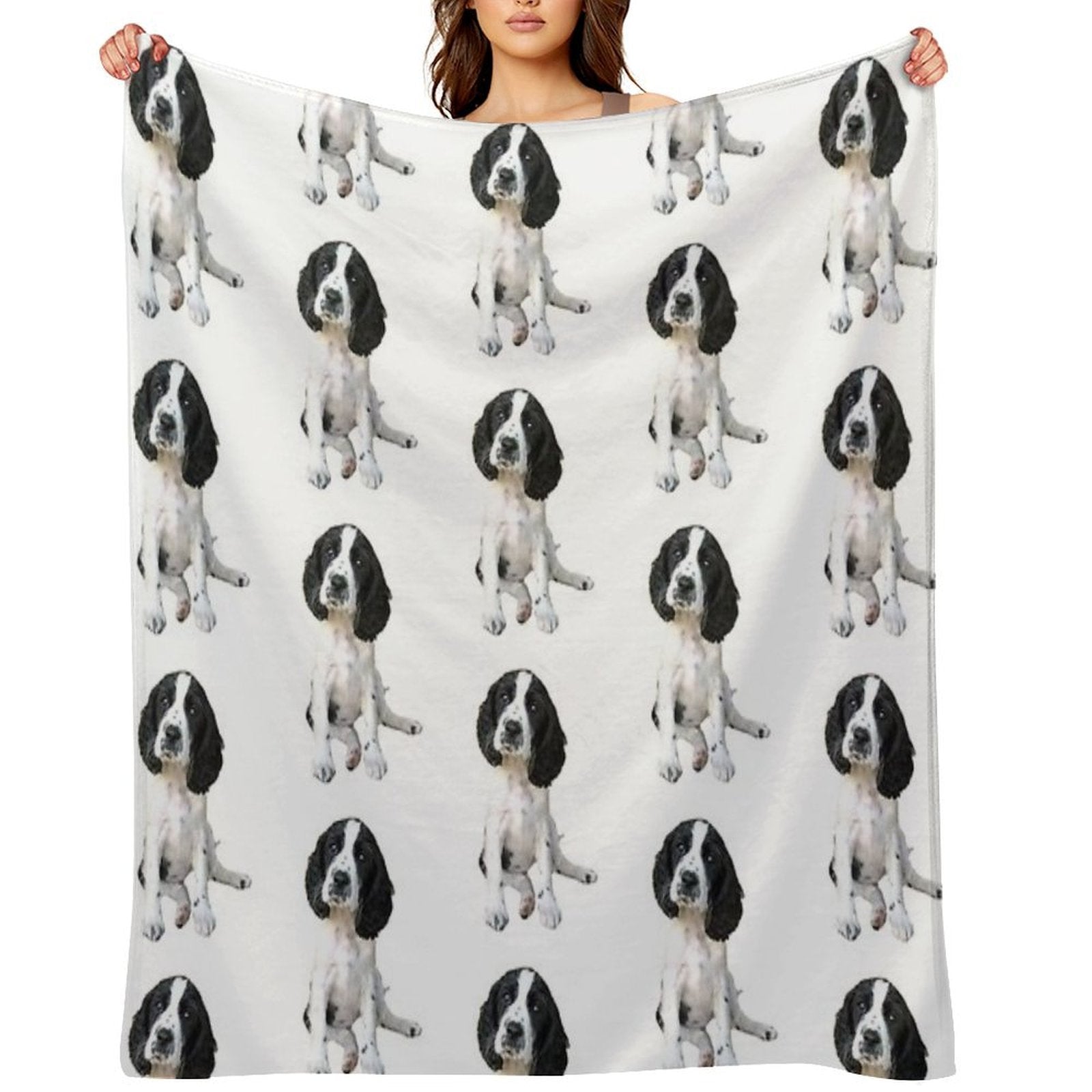 Sprocker Spaniel Multi-functional Throw Blanket