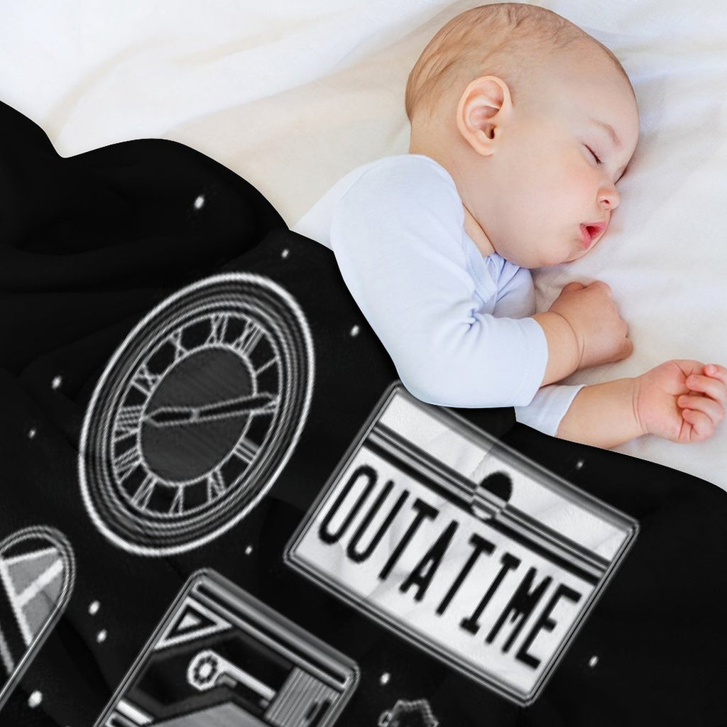 BTTF Icon Set Anti-pilling Throw Blanket