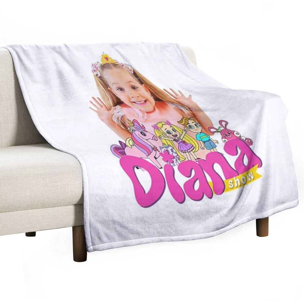 The Kids Diana Show Wrinkle-free Throw Blanket