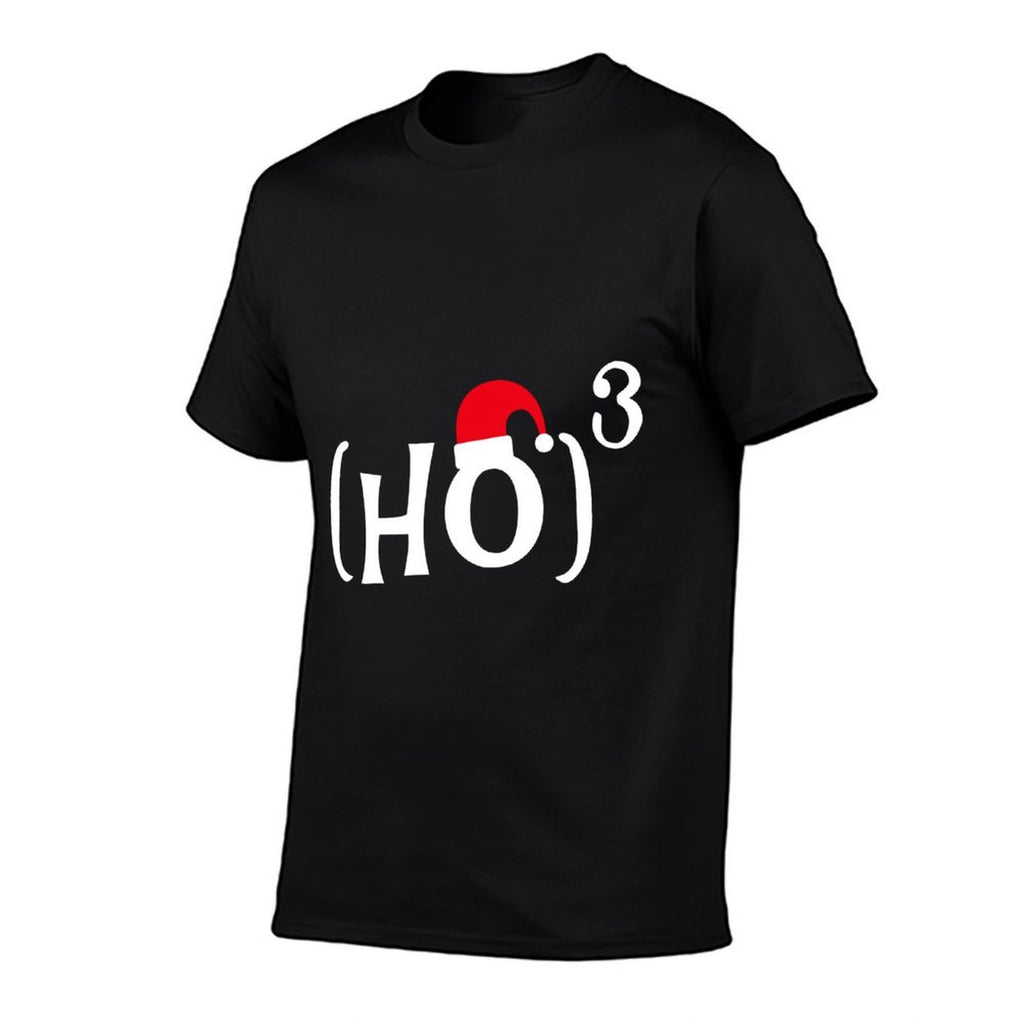 Funny Ho Cubed Christmas Math  Polyester Blend T-Shirt