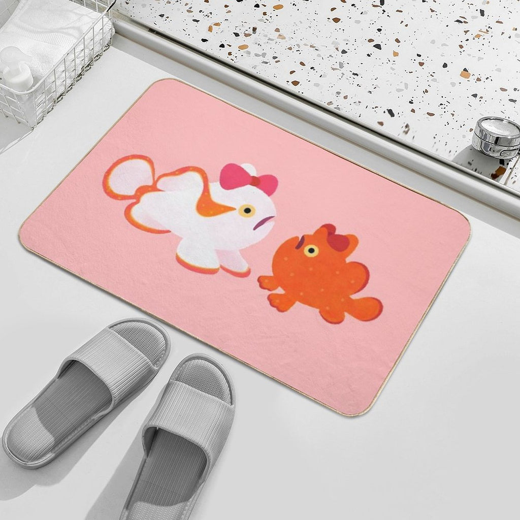 Ribbon Frogfish  Fade-Resistant Bath Mat