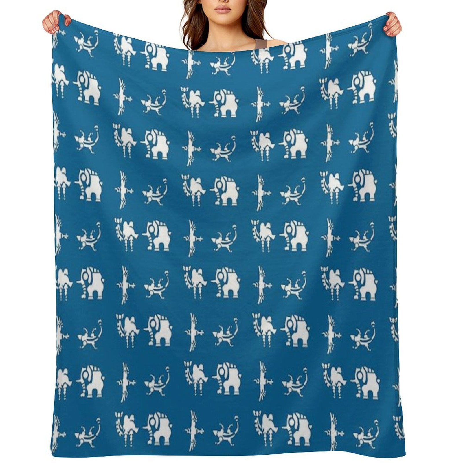 Divine Beasts Eco-conscious Throw Blanket