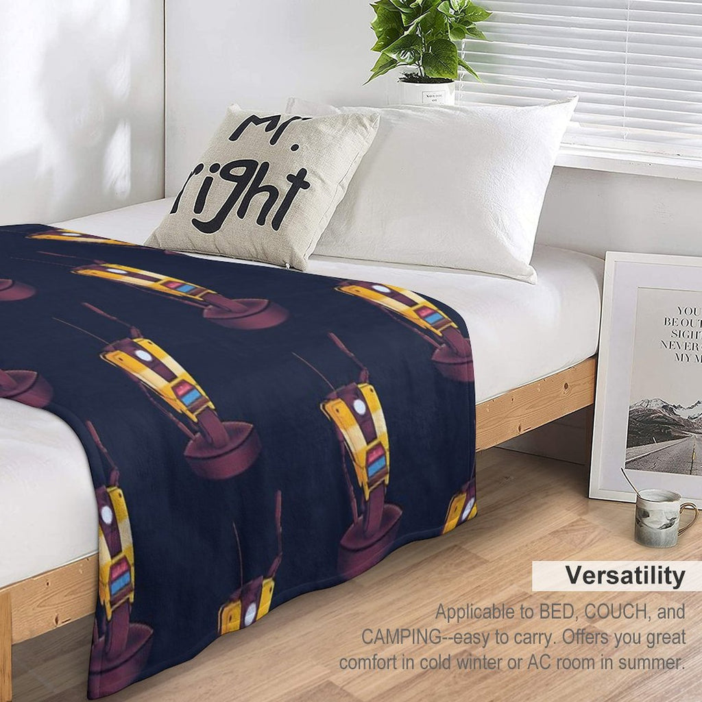 Waving Claptrap! Compact Throw Blanket