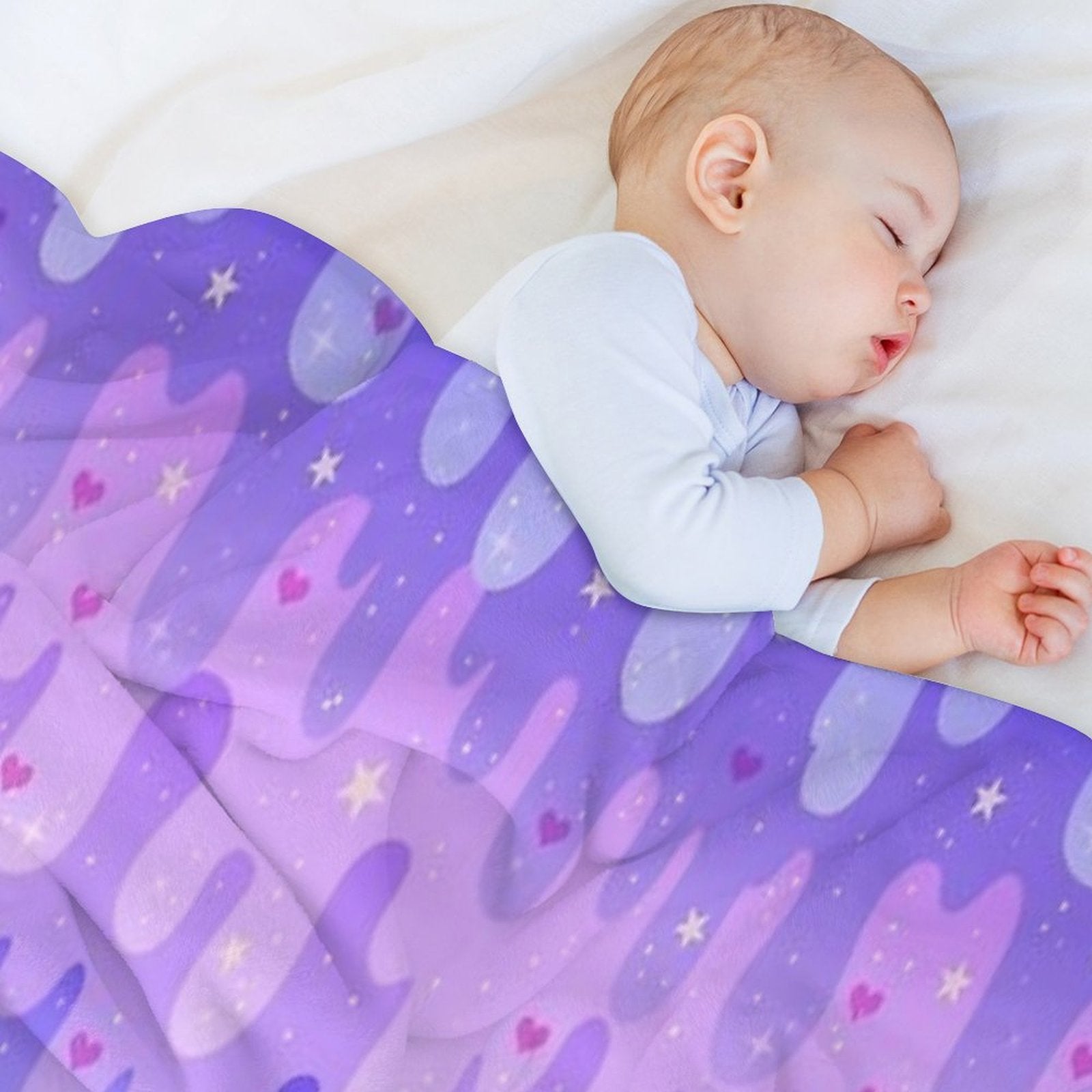Lavender Slime Versatility Throw Blanket