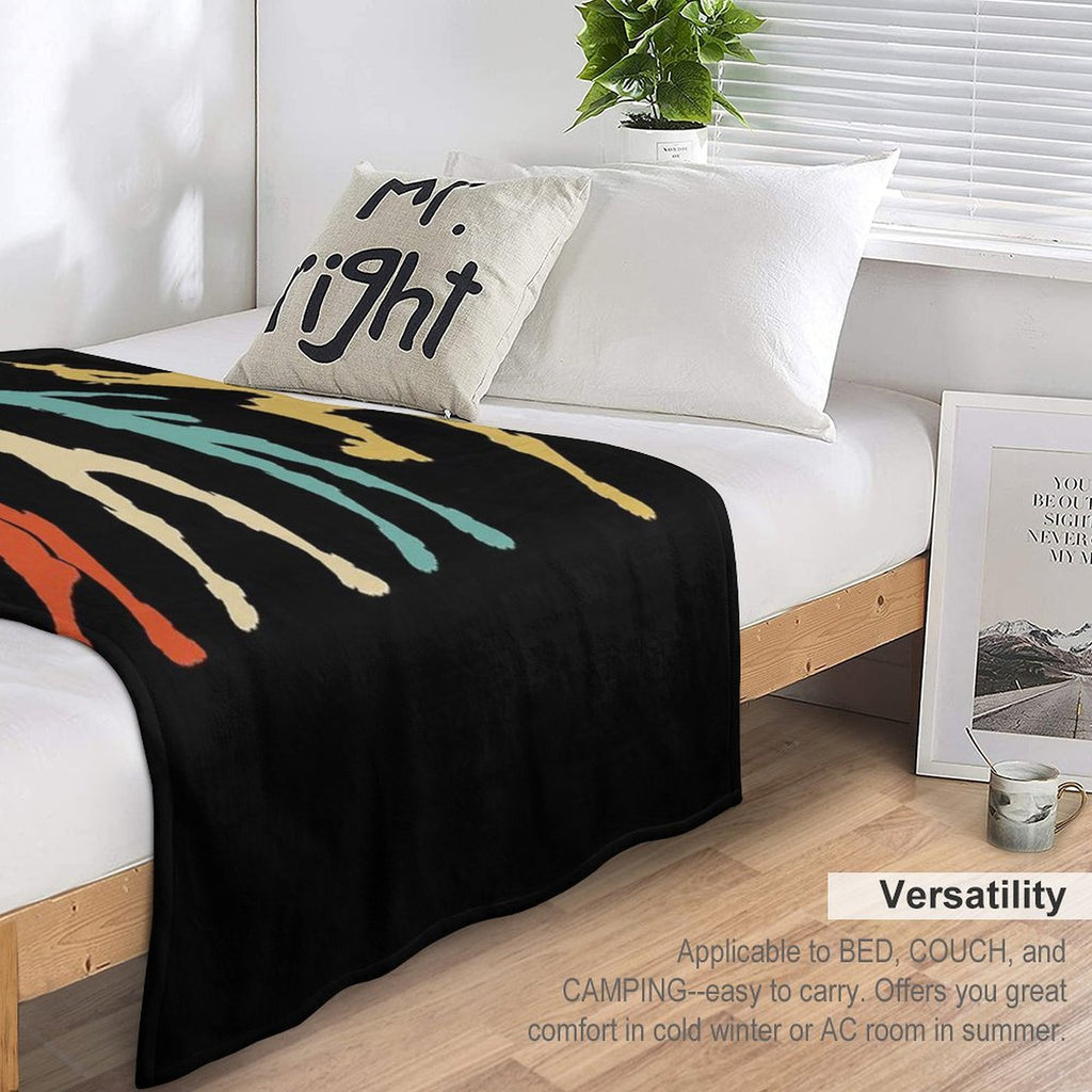 Battle Royale Victory Dance Cool Justice Dance Compact Throw Blanket