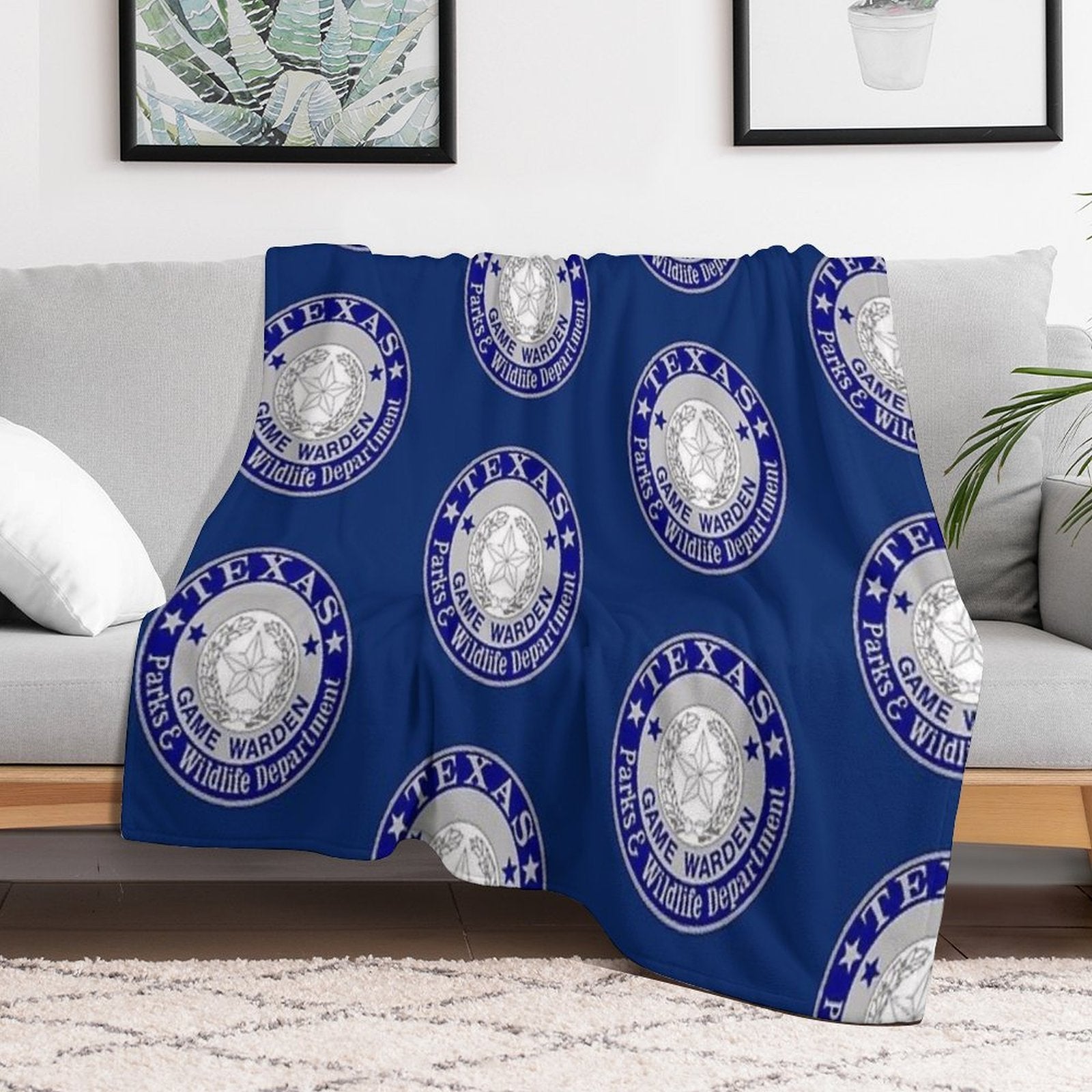 Texas  Game Warden Gift-ready Throw Blanket